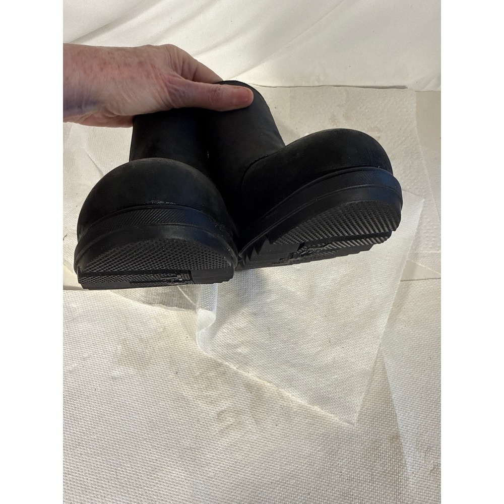 Sorel Joan of Arctic Wedge II Chelsea Boots Black Leather Waterproof Ankle Sz 9 - Picture 8 of 14